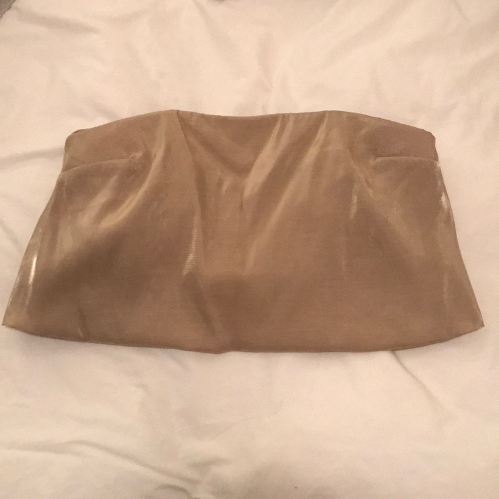 Gold Tube Top